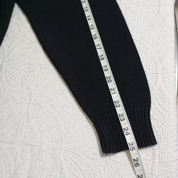 U.S. Polo Assn. Mens Black Shawl Collar Sweater XL 100% Cotton - Picture 9 of 9